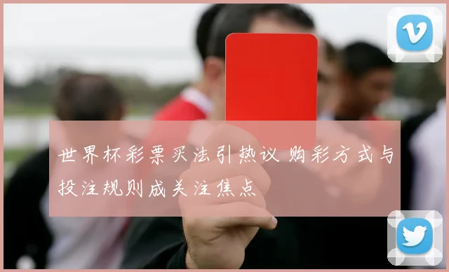 世界杯彩票买法引热议 购彩方式与投注规则成关注焦点